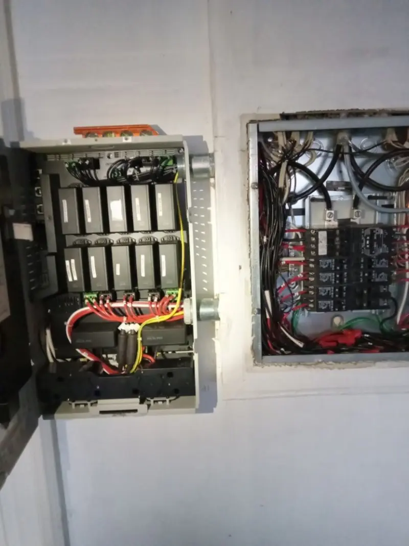 Electrical panel upgrade completed for Security Camera Wiring in Millbury